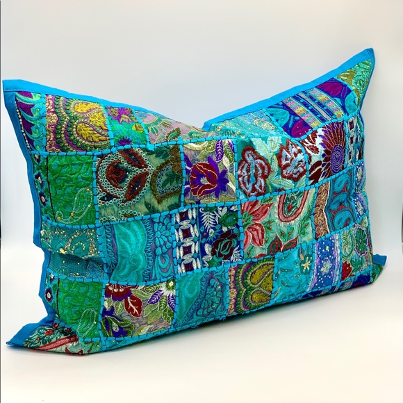 Accents Handmade Embroidery Decorative Pillow Cover Poshmark